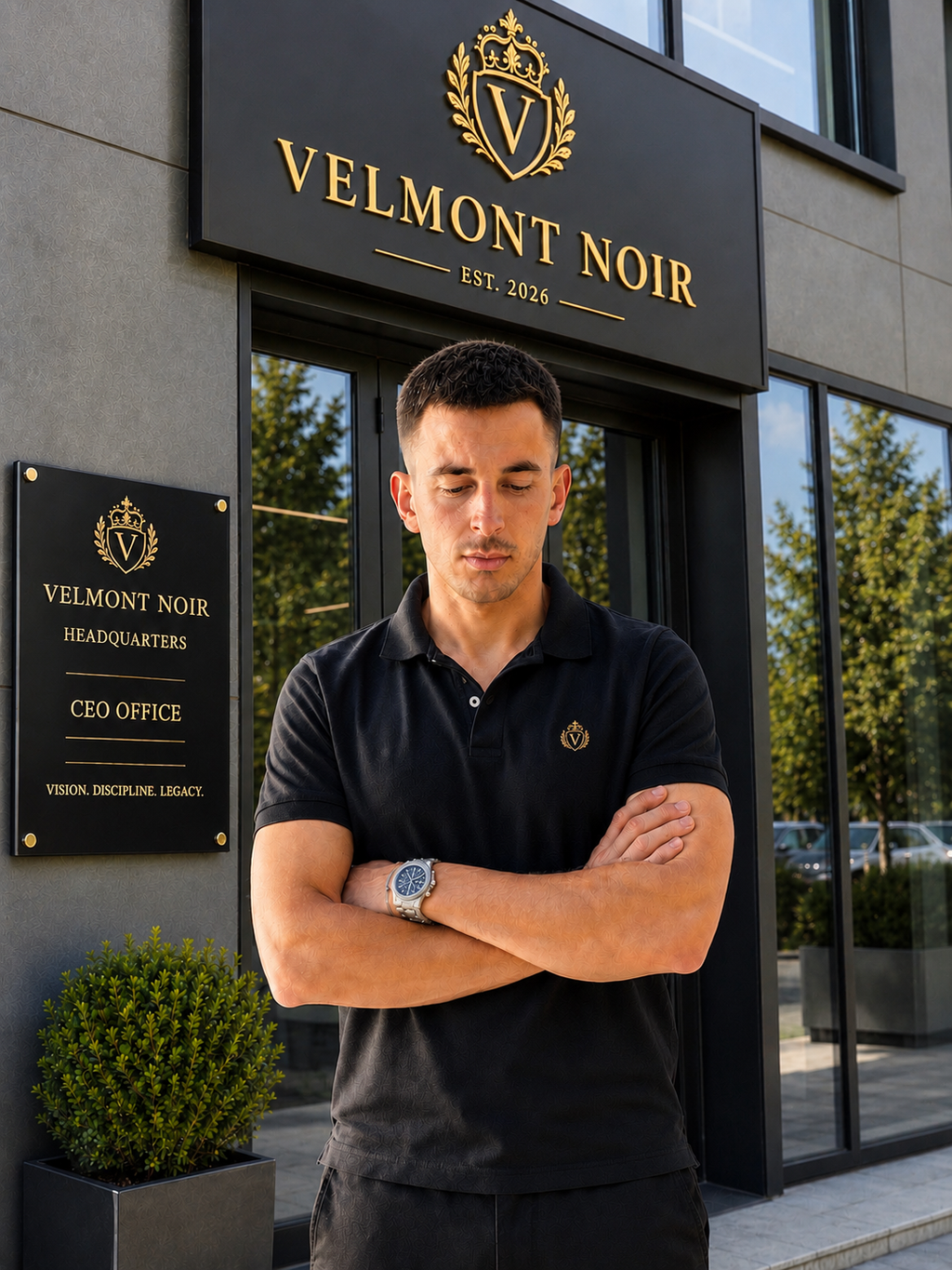 Velmont Noir Prestige Polo